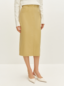 Юбка-карандаш со шлевками