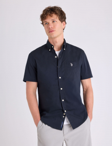 SHORT SLEEVE STRETCH POPLIN SHIRT