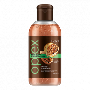 Скраб-шампунь для глубокого очищения кожи головы и волос «Орех»