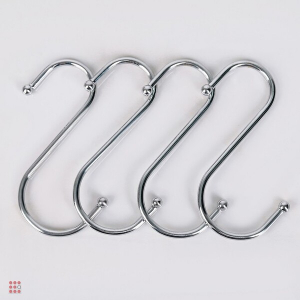 Крючки для рейлинга, 4 шт, большие