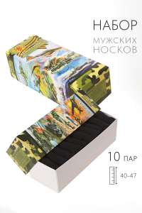 Носки мужские Армейские (набор 10 пар)