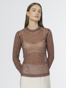 Блуза из воздушной сетки