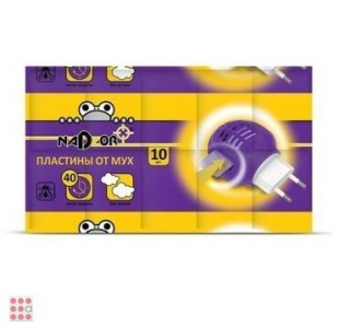 Пластины от мух без запаха NADZOR 10 шт