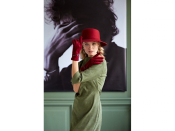 Перчатки Lanotti 2021-9/Бордовый