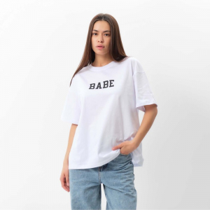 Футболка женская MIST Babe, размер S (42-44), белая
