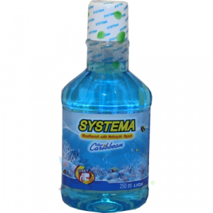 Systema Blue Caribbean Ополаскиватель для полости рта, Голубые карибы, 250 мл.