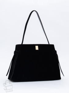 Сумка женская кожаная 1026M black Polina&Eiterou
