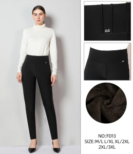 Леггинсы женские  утепленные FD13