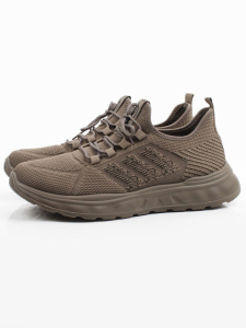 03-TEX-D01-06 KHAKI Кроссовки летние мужские (текстиль)