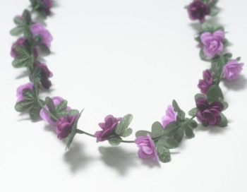 Искусственные цветы, Гирлянда лиана с розами 45 голов (1010237)