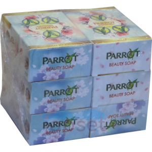 Parrot Botanicals Soap Floral Fragrance Туалетное мыло с цветочным ароматом, групповая упаковка, 6 х 60 гр