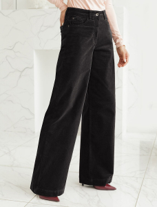 Брюки из эластичного микро-вельвета