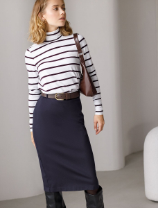 Юбка-карандаш из плотного джерси