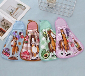 Детское полотенце из плюшевой микрофибры 