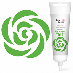 Краситель пищевой Неоново-зеленый Топ продукт, 100 гр