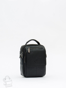Сумка мужская кожаная 99778Z black Zinimsk