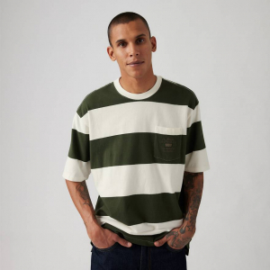 Stepped Hem Half-sleeve T-shirt