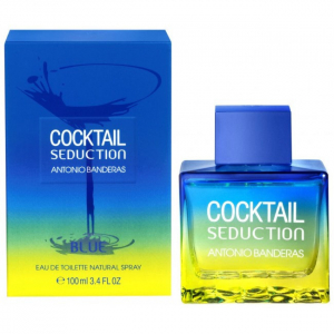ANTONIO BANDERAS COCKTAIL BLUE SEDUCTION edt (w) 100ml TESTER