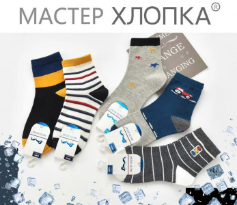 Носки для мальчиков  ( 5 пар) арт. DА7027(р. 1-3 )
