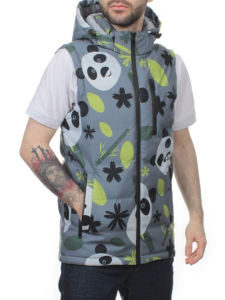 2119 GRAY Жилет мужской (100 гр. синтепон)