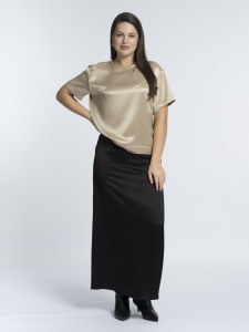 Юбка А-силуэта из ацетатного шелка