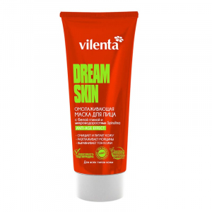 Vilenta Маска для лица омолаживающая Dream Skin с белой глиной и микроводорослями Spirulina 75 мл