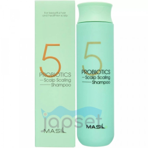 Masil 5 Probiotics Scalp Scaling Shampoo Шампунь с пробиотиками для глубокого очищения и укрепления волос, 300 мл