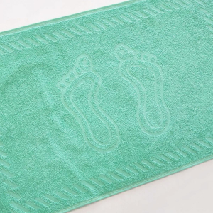 Полотенце махровое Ножки светло-мятный