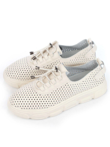 05-SD1-1D BEIGE Кроссовки женские (натуральная кожа)