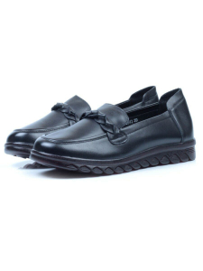 03-5913 BLACK Полуботинки женские (натуральная кожа)