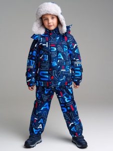 Комплект зимний для мальчика: куртка, полукомбинезон