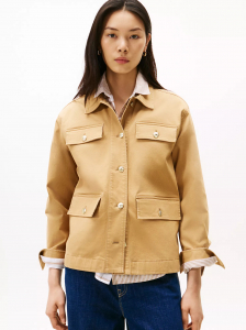 Gold-Button Field Jacket