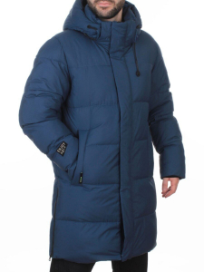 6591 BLUE Куртка мужская зимняя (200 гр. холлофайбер)