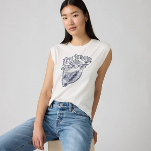 Graphic Boxy Tank Top