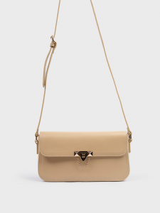 Компактная сумка песочного оттенка