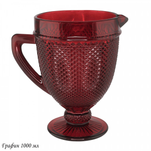 588-508 Графин 1л в под.уп.(х6)Стекло