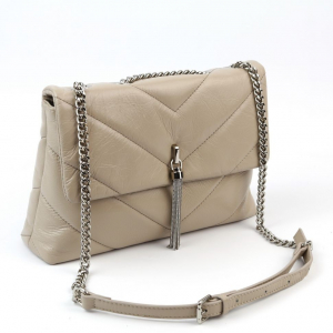 Женская кожаная сумка 19688 Хаки