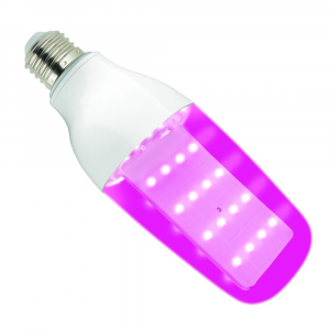 Лампа светодиодная для растений. Форма DOUBLESIDE, прозрачная (LED-B82-12W/SPBR/E27/CL PLP33WH)