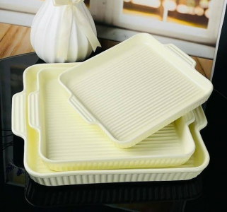 205-761 Квадратное блюдо для запекания 35,5см в под.уп.(х12)Фарфор