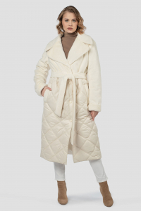 02-3285 Пальто женское утепленное (пояс)