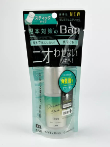 Lion Ban Premium Stick Дезодорант-антиперспирант стик роликовый ионный без запаха, 20 гр