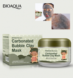 Кислородная пузырьковая маска для лица Bioaqua Carbonated Bubble Clay Mask, 100гр.