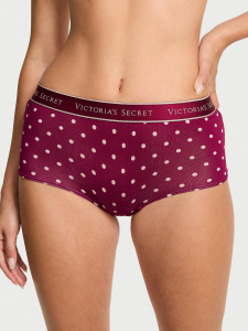 Logo Cotton Boyshort Panty