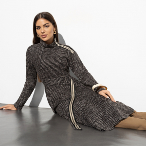 Комплект с юбкой, С высоты авторитета (браун, 2 в 1, с поясом)