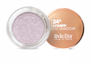 Тени для век 24h Cream EyeShadow Alvin D`or фиолетовый  06 Весенняя сирень ровный и насыщенный цвет