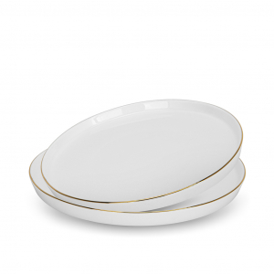 Набор из 2-х фарфоровых обеденных тарелок 27 см Floree арт. 3660