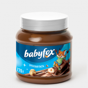 «BabyFox», паста шоколадно-ореховая, 270 г