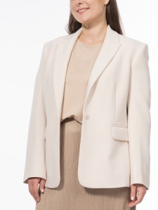 Однобортный пиджак полуприлегающего кроя