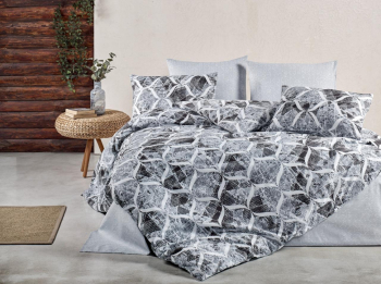 КПБ EFOR RANFORCE (COZA GREY) 100% хлопок евро