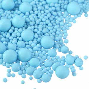 Посыпка микс из рисового драже в глазури матовая «Голубая», 1 кг